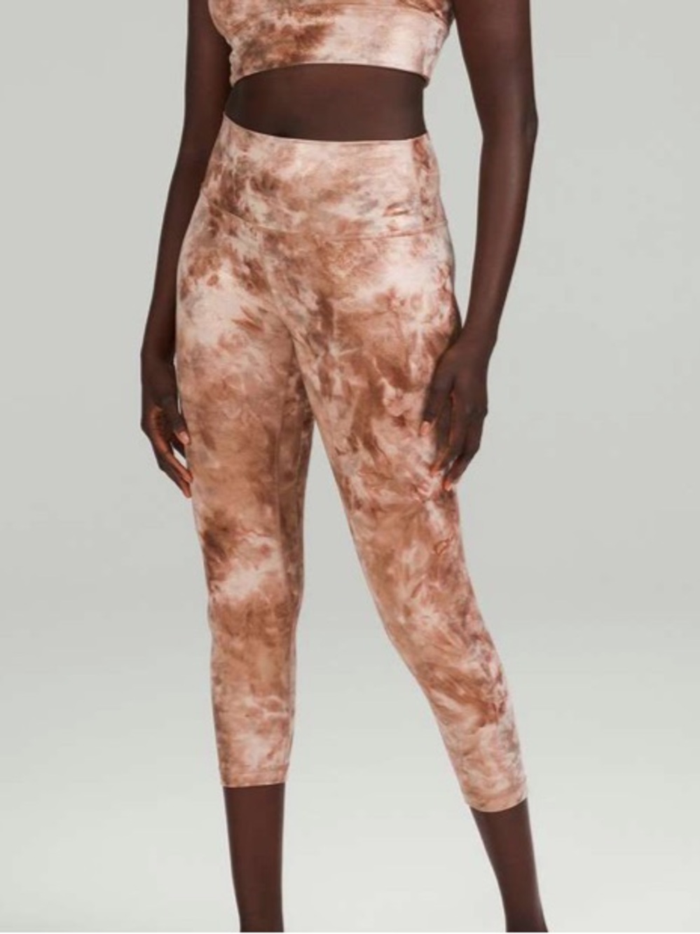 Lululemon Align Crop Nulu Shine 23” Size 6